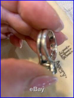 James Avery Sterling Silver Prasiolite Ring Size 8