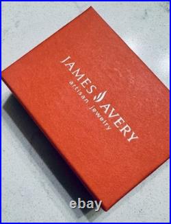 James Avery Sterling Silver Purple Heart Lab-Created Gemstone Necklace New Box