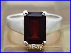 James Avery Sterling Silver Red Garnet Bella Ring Size 9, 6.6 Grams RETAIL$385