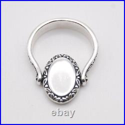 James Avery Sterling Silver SECRET MESSAGE RING Size 6 Retired