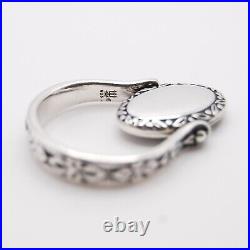 James Avery Sterling Silver SECRET MESSAGE RING Size 6 Retired