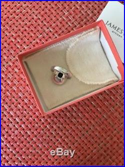 James Avery Sterling Silver Smoky Quartz Ring, Retired Design, Size 6, EUC