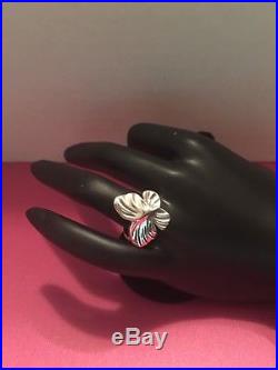 James Avery Sterling Silver Soft Butterfly Ring, Retired, Size 7, Pre-Owned, Box