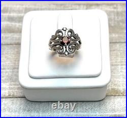 James Avery Sterling Silver Spanish Lace Birthstone Ring Garnet, January, Size 6