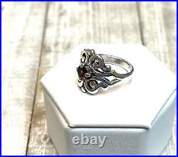 James Avery Sterling Silver Spanish Lace Birthstone Ring Garnet, January, Size 6