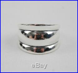 James Avery Sterling Silver TRIPLE DOME RING Size 10 Retired