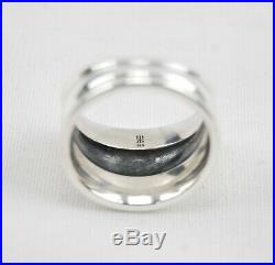 James Avery Sterling Silver TRIPLE DOME RING Size 10 Retired