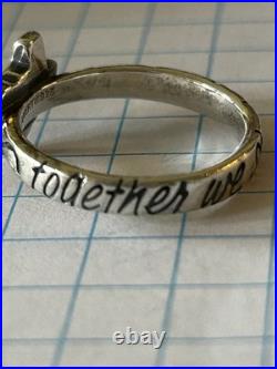 James Avery Sterling Silver Texas Heart Together Strong Size 6 Free Shipping James Avery Sterling Silver Texas Heart Together Strong Size 6 Free Shipping
