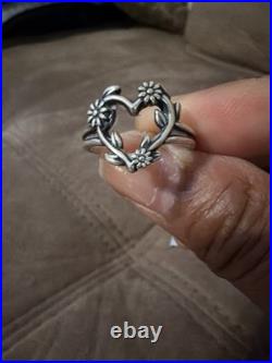 James Avery Sterling Silver Texas Ring Size 8 Preowned May Have Some Stretches