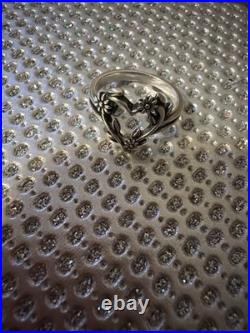 James Avery Sterling Silver Texas Ring Size 8 Preowned May Have Some Stretches