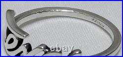 James Avery Sterling Silver Texas Script Retired State Ring Size 9-1/4