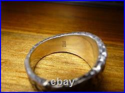 James Avery Sterling Silver Textured Cross Ring Size 10 Retired
