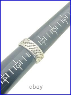 James Avery Sterling Silver Weave Notch Pattern 9mm Band Ring Size 11 3/4 James Avery Sterling Silver Weave Notch Pattern 9mm Band Ring Size 11 3/4