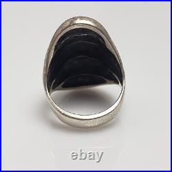 James Avery Sterling Silver Wide Scalloped Dome Ring Size 7.25