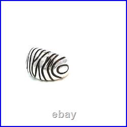 James Avery Sterling Silver Zebra Stripe Ring Size 5 James Avery Sterling Silver Zebra Stripe Ring Size 5