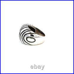 James Avery Sterling Silver Zebra Stripe Ring Size 5 James Avery Sterling Silver Zebra Stripe Ring Size 5