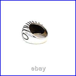 James Avery Sterling Silver Zebra Stripe Ring Size 5 James Avery Sterling Silver Zebra Stripe Ring Size 5