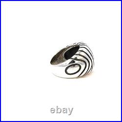 James Avery Sterling Silver Zebra Stripe Ring Size 5 James Avery Sterling Silver Zebra Stripe Ring Size 5