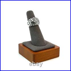 James Avery Sterling Silver Zebra Stripe Ring Size 5 James Avery Sterling Silver Zebra Stripe Ring Size 5