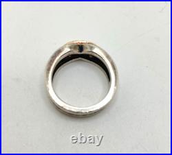 James Avery Sterling Silver and 14K Gold Accent Ring US size 5.5