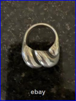 James Avery Sterling silver chunky sisterhood Ring size 8