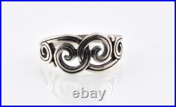 James Avery Swirl Gentle Waves Ring in Sterling Silver Size 7