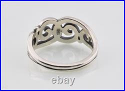 James Avery Swirl Gentle Waves Ring in Sterling Silver Size 7