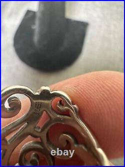 James Avery Swirling Silver Ring 9.5 Rare