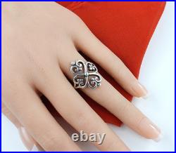 James Avery Swirls Scrolls Adorned Heart Ring 925 Sterling Silver Size 8 Jewelry James Avery Swirls Scrolls Adorned Heart Ring 925 Sterling Silver Size 8 Jewelry