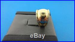 James Avery Tapred Dome Ring 14kYellow Gold Sz 5