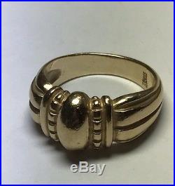 James Avery Thatch Gold Ring Sz. 7 I