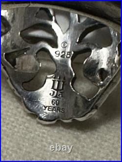James Avery Tree of Life 60th Anniversary Ring Sterling Silver 925 Size 4.5