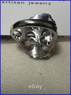 James Avery Tree of Life 60th Anniversary Ring Sterling Silver 925 Size 4.5