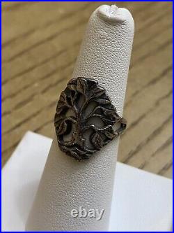 James Avery Tree of Life 60th Anniversary Ring Sterling Silver 925 Size 6.25