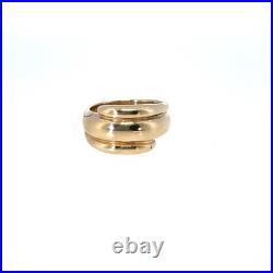 James Avery Triple Wrap Dome Ring 14kt Yellow Gold Retired