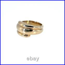 James Avery Triple Wrap Dome Ring 14kt Yellow Gold Retired