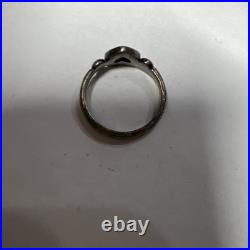 James Avery True Heart Ring 14K Yellow Gold Sterling Silver Size 6