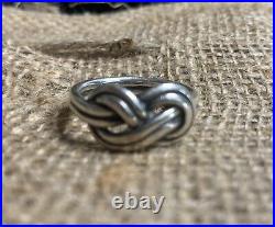 James Avery True Love Knot Ring Size 10 Lovers 6g Romantic Sterling Silver Rare