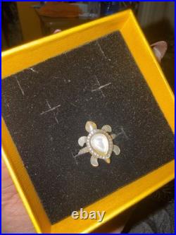 James Avery Turtle Ring Size 8 Sterling Silver