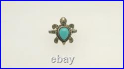 James Avery Turtle Turquoise Ring Size 8.5