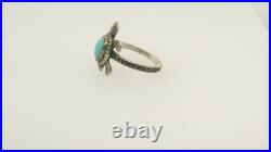 James Avery Turtle Turquoise Ring Size 8.5