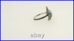 James Avery Turtle Turquoise Ring Size 8.5