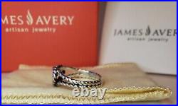 James Avery Twisted Wire Heart Ring 1979