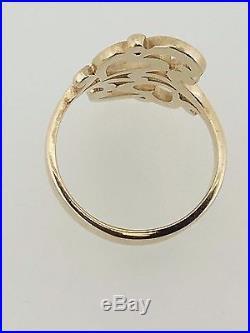 James Avery VERY RARE RETIRED Scrolled Heart ring 14K yellow gold