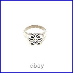 James Avery Wide Butterfly Retired Ring Size 10