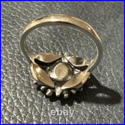 James Avery Wild Sunflower Ring Sterling Silver Size 7.5