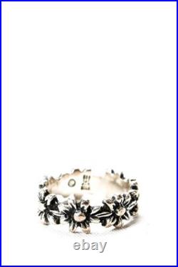 James Avery Womens Sterling Silver Floral Margarita Ring Size 3 2.7g James Avery Womens Sterling Silver Floral Margarita Ring Size 3 2.7g
