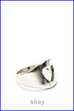 James Avery Womens Sterling Silver Heart Cutout Cigar Band Size 5.5 4g