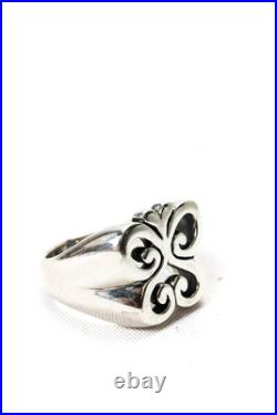 James Avery Womens Sterling Silver Open Spring Butterfly Ring Size 6 8.6g