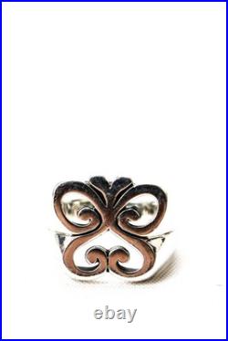 James Avery Womens Sterling Silver Open Spring Butterfly Ring Size 6 8.6g